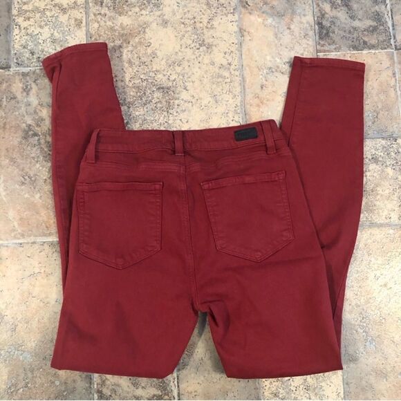 Paige Verdugo Ankle Viking Red Jeans 27 - Picture 3 of 6
